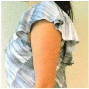 Scoop Back Top with Ruffles